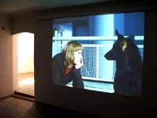 Videoinstalace Anety Mony Chisy, Regionální muzeum v Kolíně, foto Jolana Havelková
