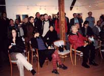 Zahájení výstavy Jiřího Křenka v Galerii Nahoře, foto Jolana Havelková